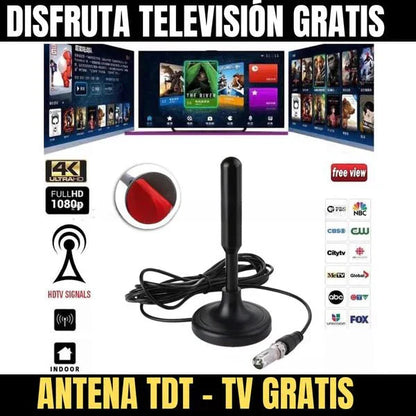 ANTENA PORTATIL TDT 4K UHD